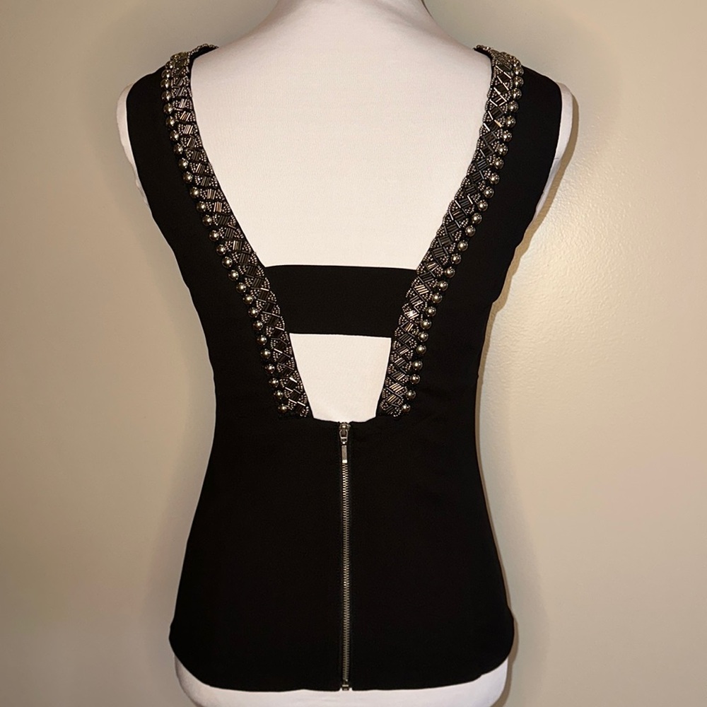XOXO Sexy sleeveless embellished top size XS - Picture 2 of 9